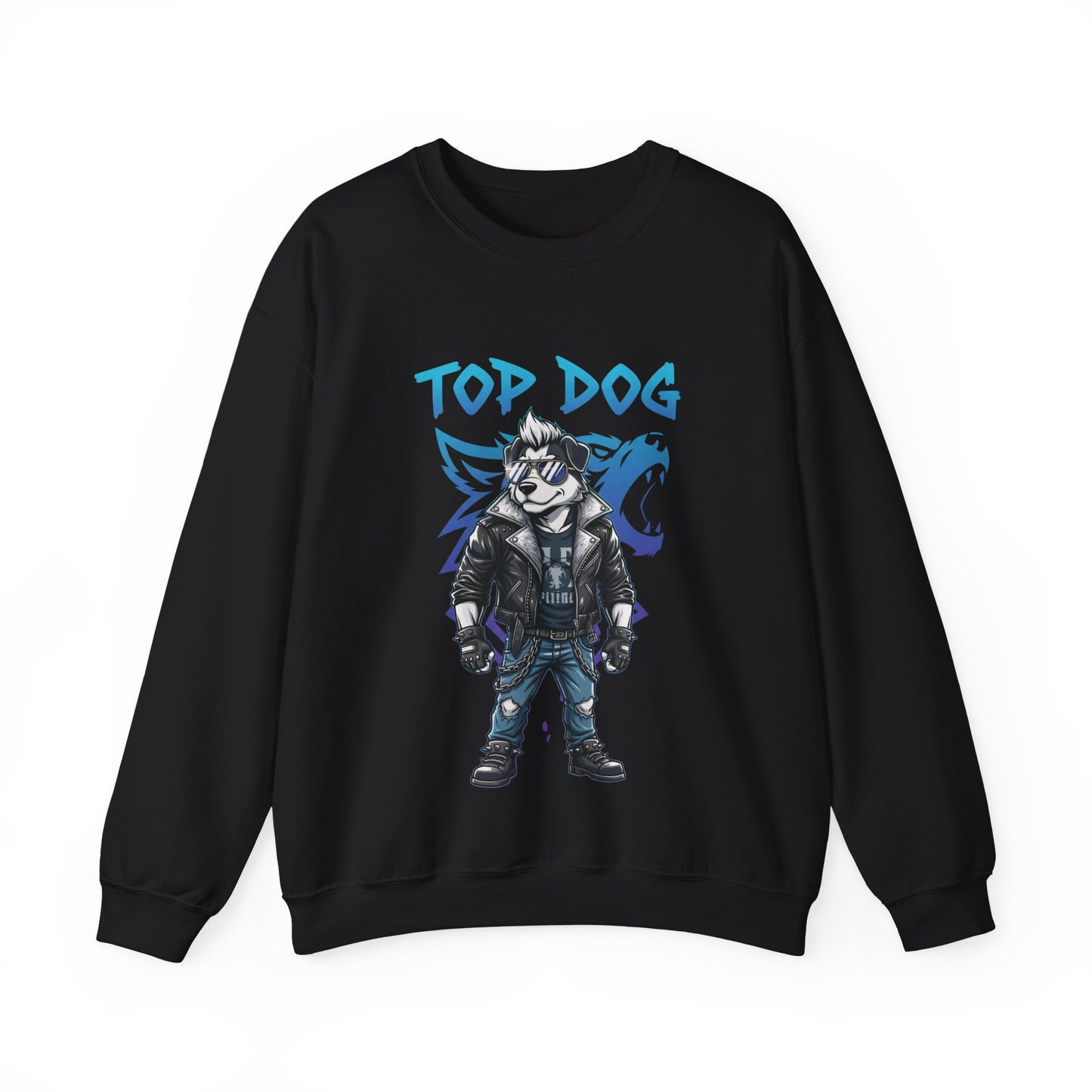 Cool Dog Unisex Heavy Blend Crewneck Sweatshirt style 1