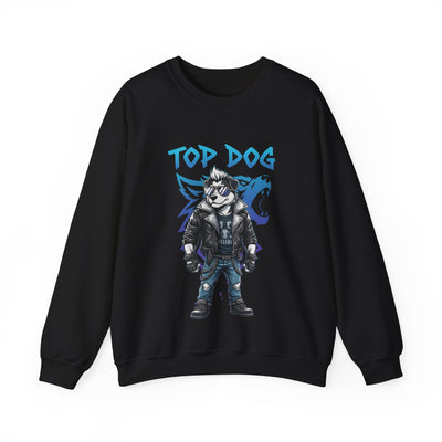Cool Dog style 1 Unisex Crewneck Sweatshirt | Cozy Gift for Dog Lovers, Casual Wear, Unique Graphic Sweatshirt, Birthday Gift, Everyday Style