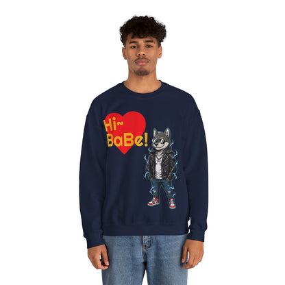 Cool Dog Unisex Heavy Blend Crewneck Sweatshirt style 3
