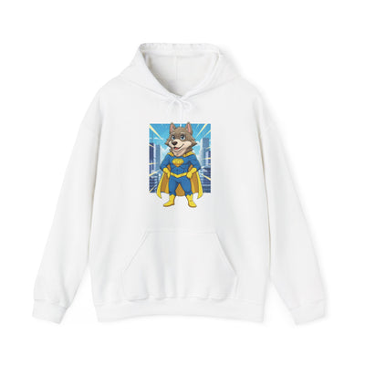 Dog cosplay Superman style 1 Unisex Hoodie - Fun & Playful Design