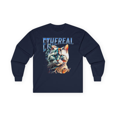 Cat Ethereal Fusion Unisex Ultra Cotton Long Sleeve Tee