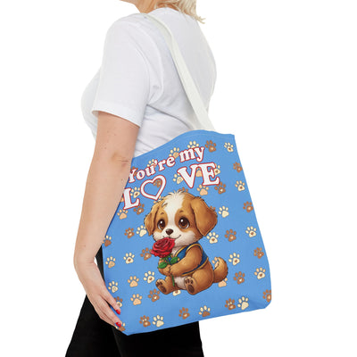 Cute Dog Lover Tote Bag - You're My Love style 1