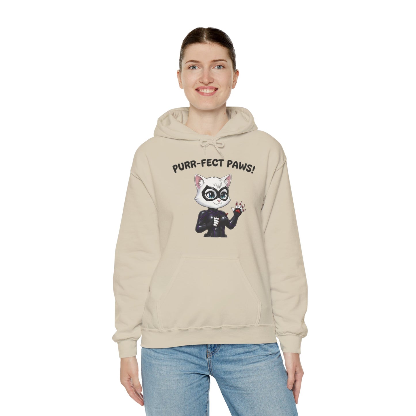 Cat cosplay Cat Woman Funny Design Unisex Hoodie style 1