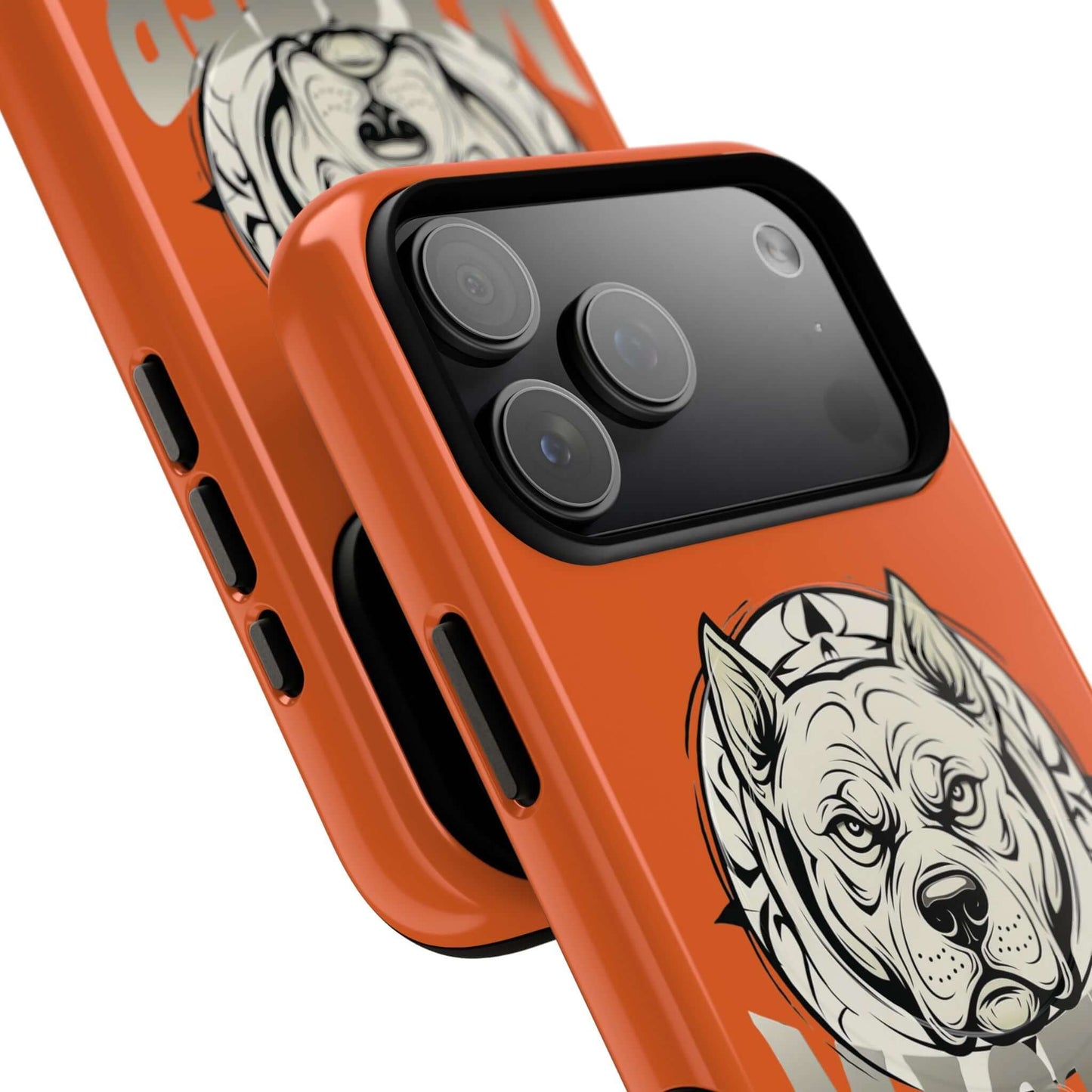 Master Dog Orange Tough Magnetic Protective Case iPhone 17 series