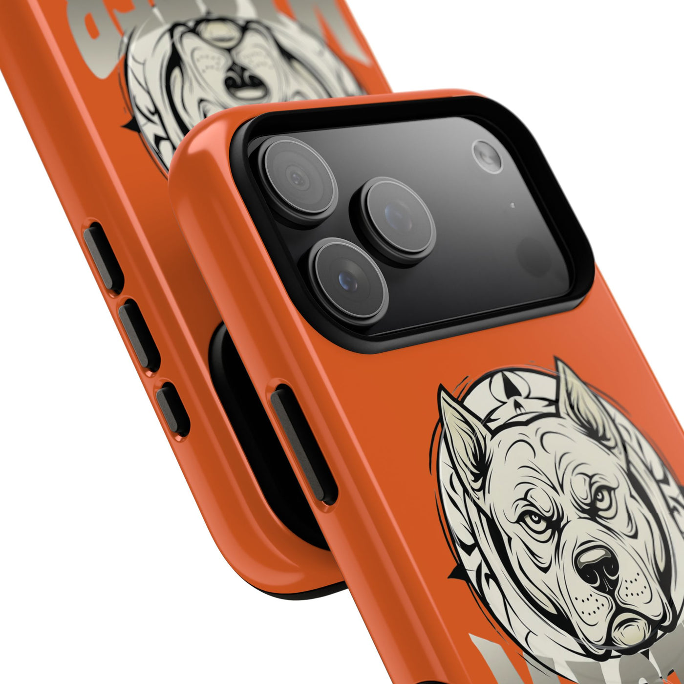 Master Dog Orange Tough Magnetic iPhone 17 / 17 Air / Pro / Pro Max Protective Case support MagSafe