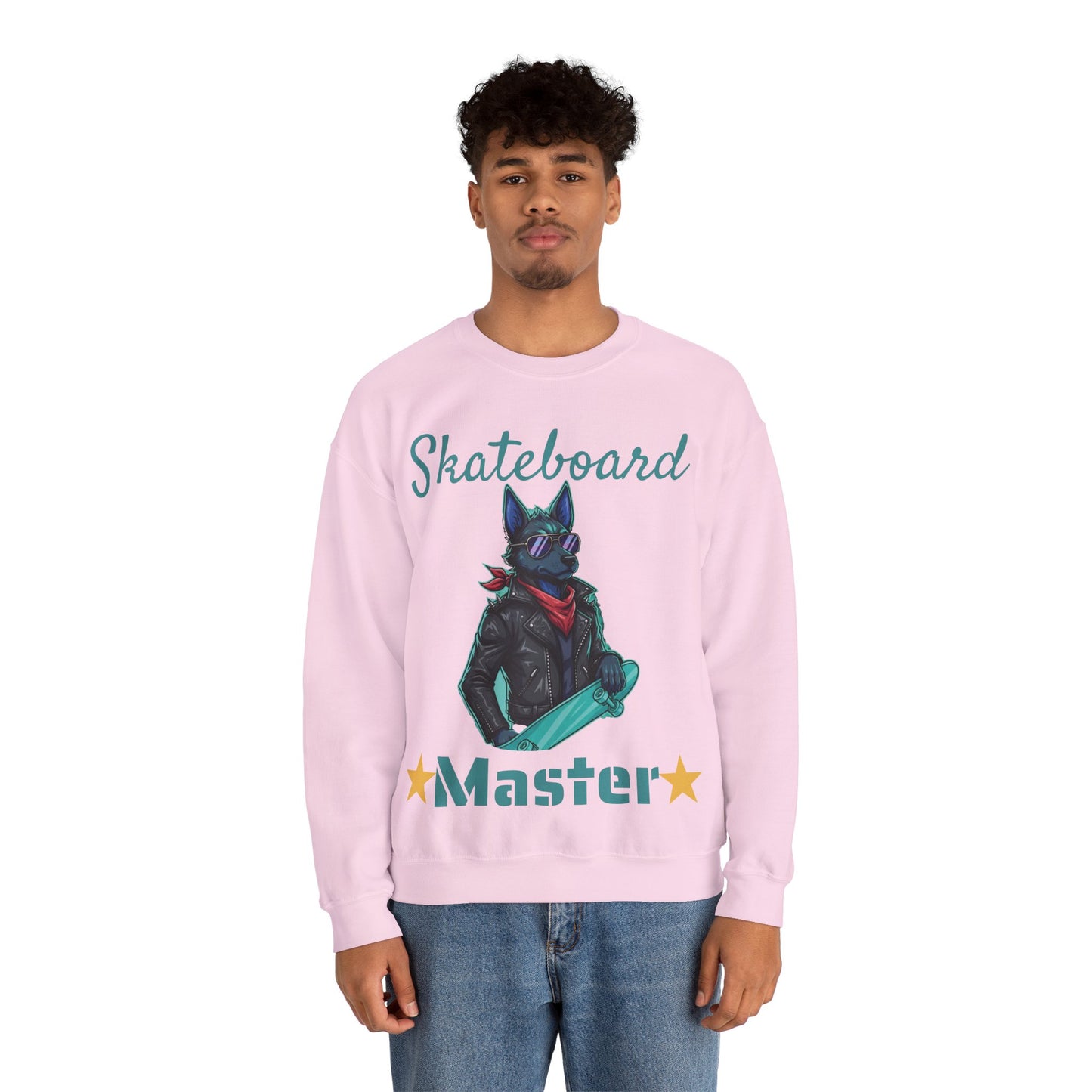 Cool Dog Unisex Heavy Blend Crewneck Sweatshirt style 4