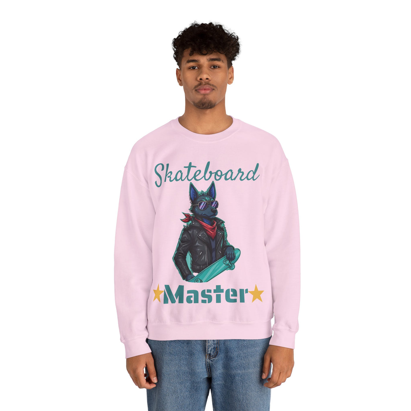 Cool Dog style 4 Unisex Crewneck Sweatshirt | Cozy Gift for Dog Lovers, Casual Wear, Unique Graphic Sweatshirt, Birthday Gift, Everyday Style