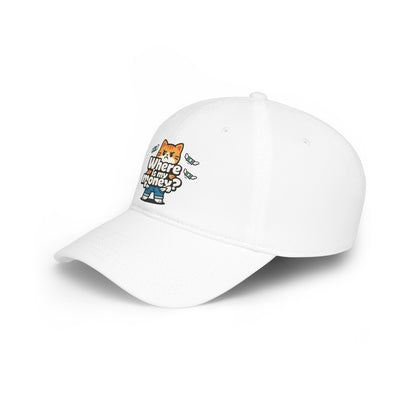 Where is my money Cute Cat Low Profile Cap Hat