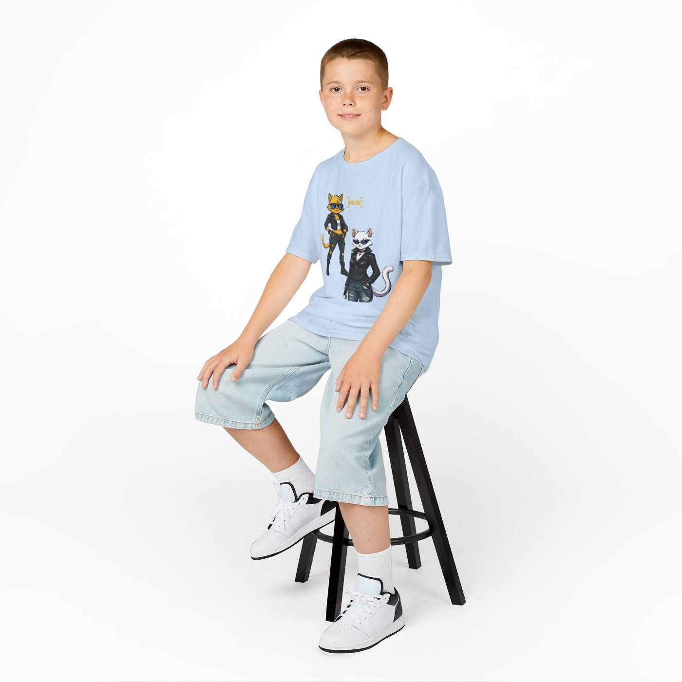 Cool Cat Girls Unisex Kids Heavy Cotton™ Tee