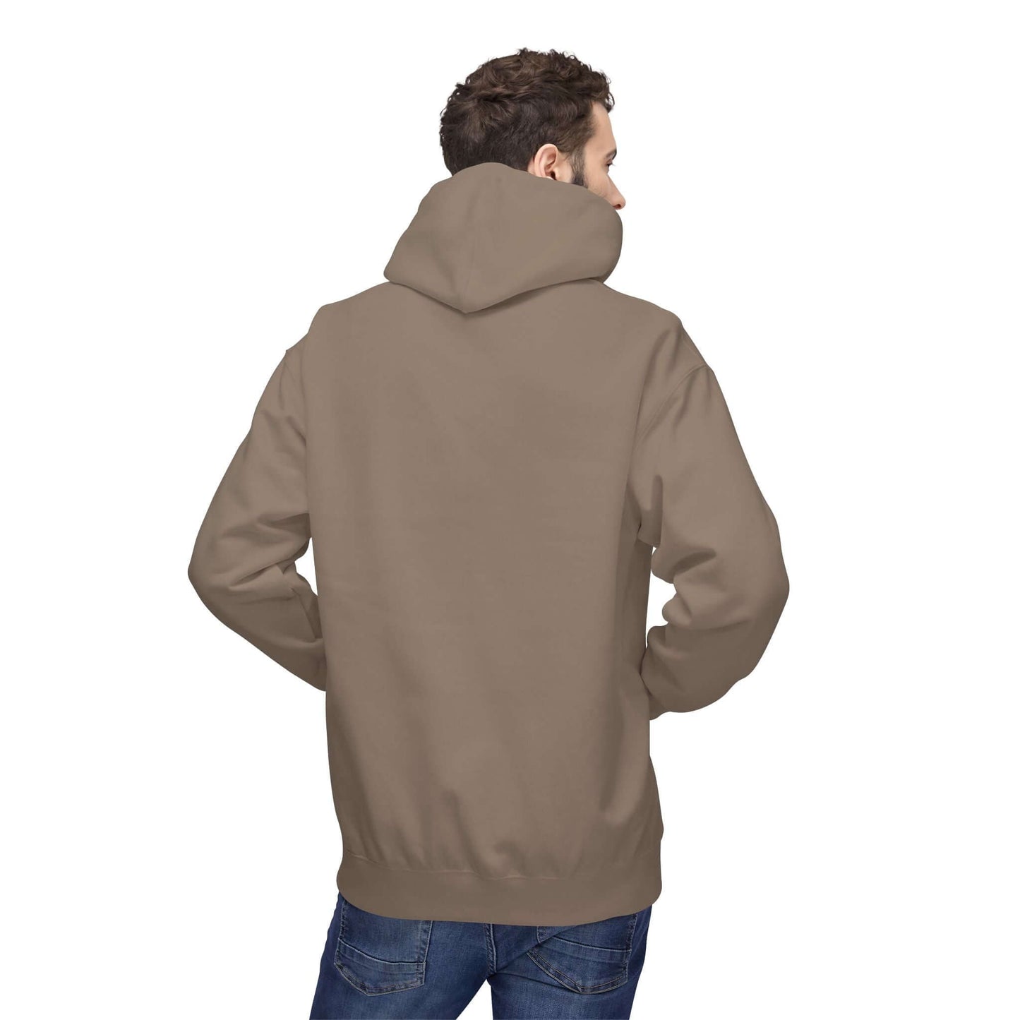 Kitten hiding in Christmas stocking Unisex Fleece Hoodie style 2