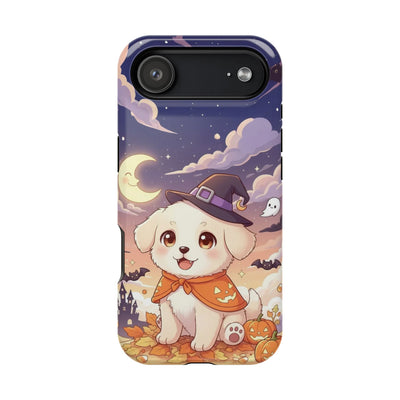 Halloween cute puppy anime style 2 Magnetic Impact-Resistant Phone Case, Cute Dog Design, Pet Owner Gift, Animal Lover Accessory, Birthday Gift for Dog Lovers