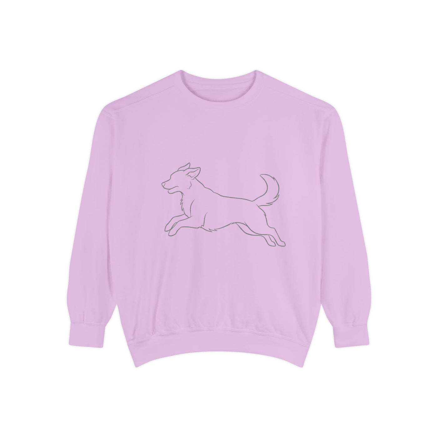 Running Dog Shadow style 1 Cozy Graphic Unisex Crewneck Sweatshirt