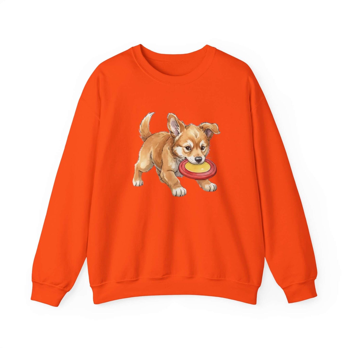 Watercolor Dog painting Unisex Crewneck Sweatshirt style 5