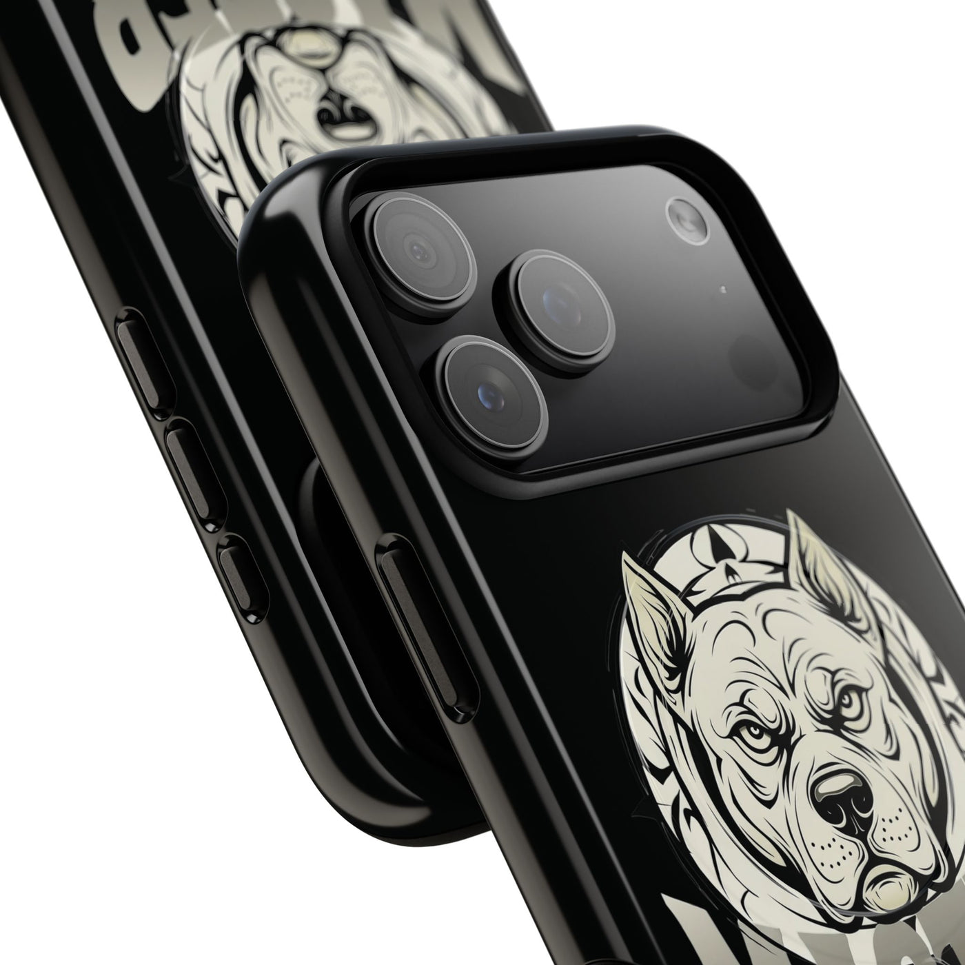 Master Dog Black Tough Magnetic iPhone 17 / 17 Air / Pro / Pro Max Protective Case support MagSafe