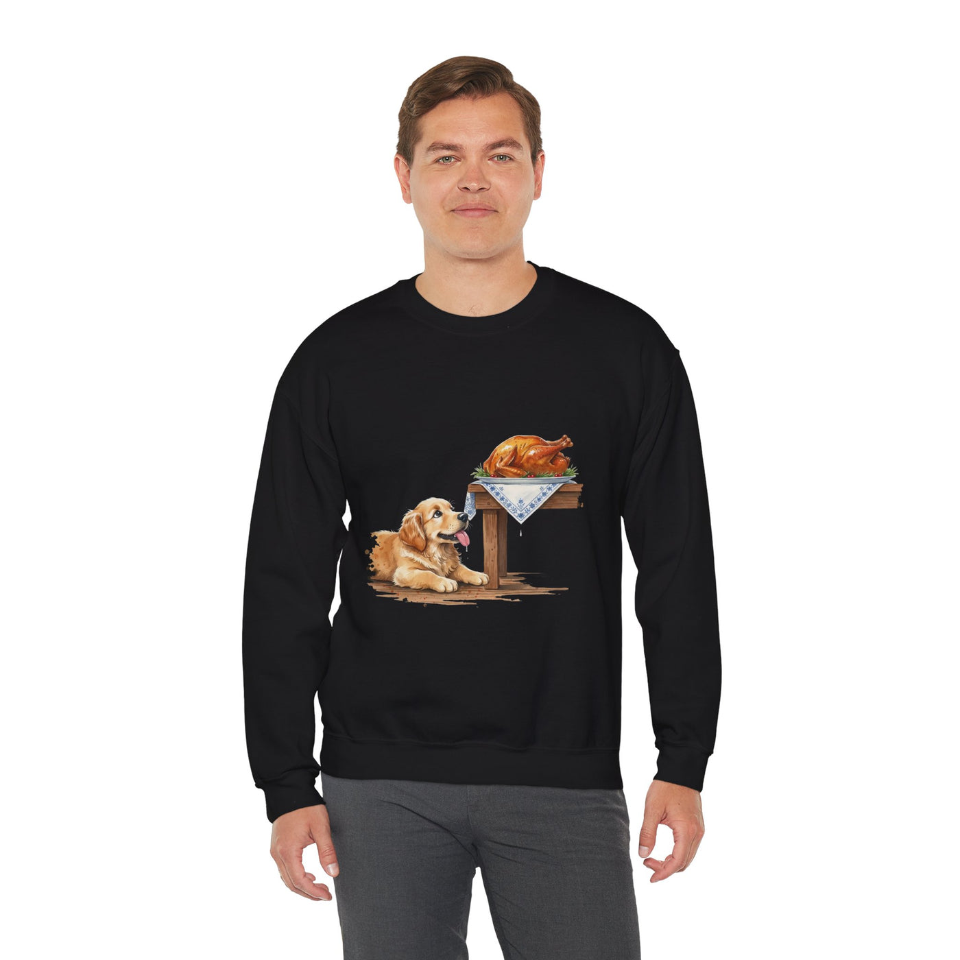 Watercolor painting style 5 Men & Women Cute Cat Pile Crewneck Sweatshirt