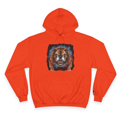 Angry Dog Men and Women Champion Hoodie style 4