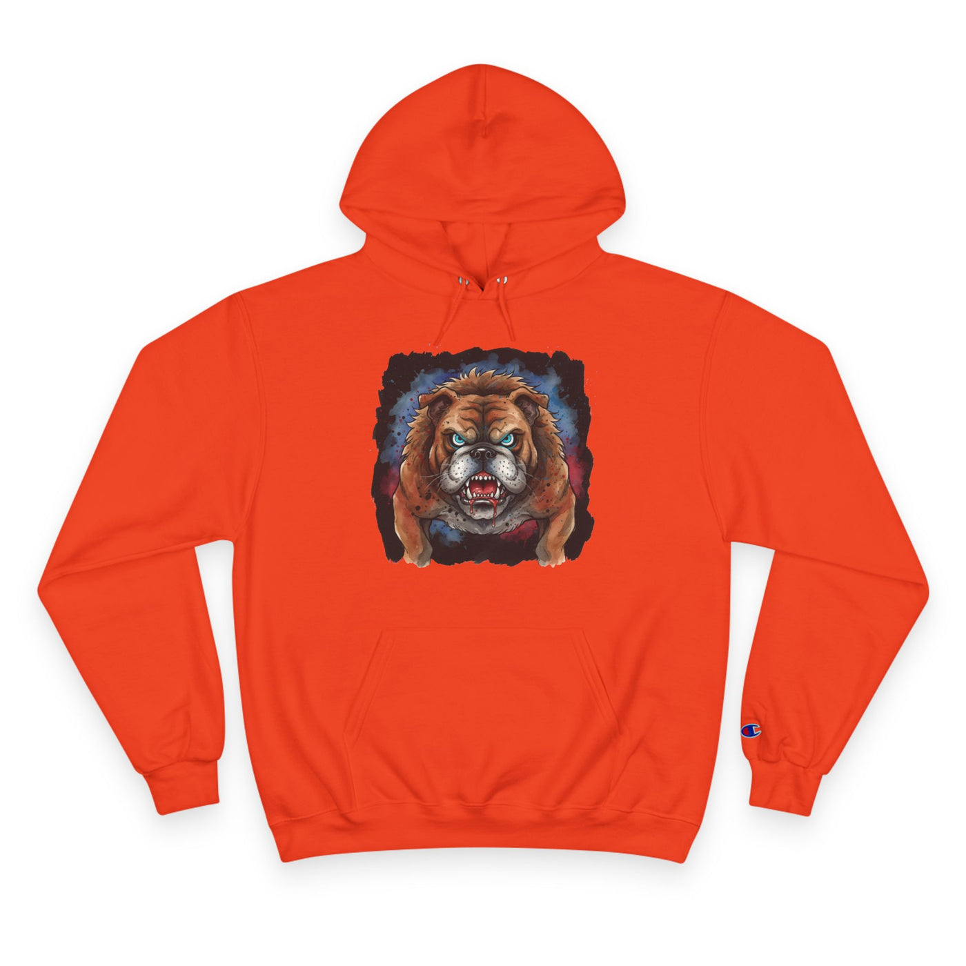 Angry Dog style 4 Men and Women Champion Hoodie