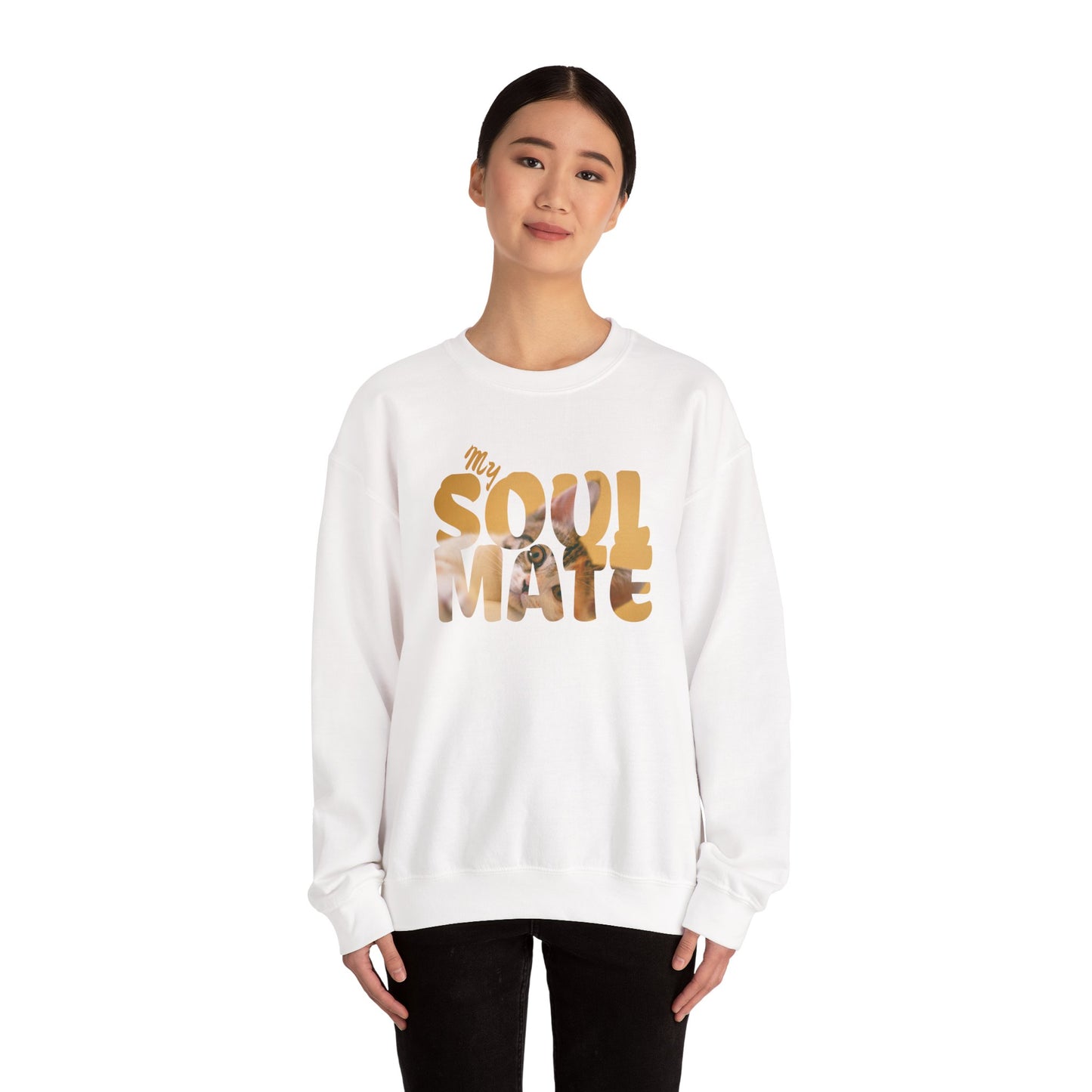 Cat My Soulmate Unisex Crewneck Sweatshirt
