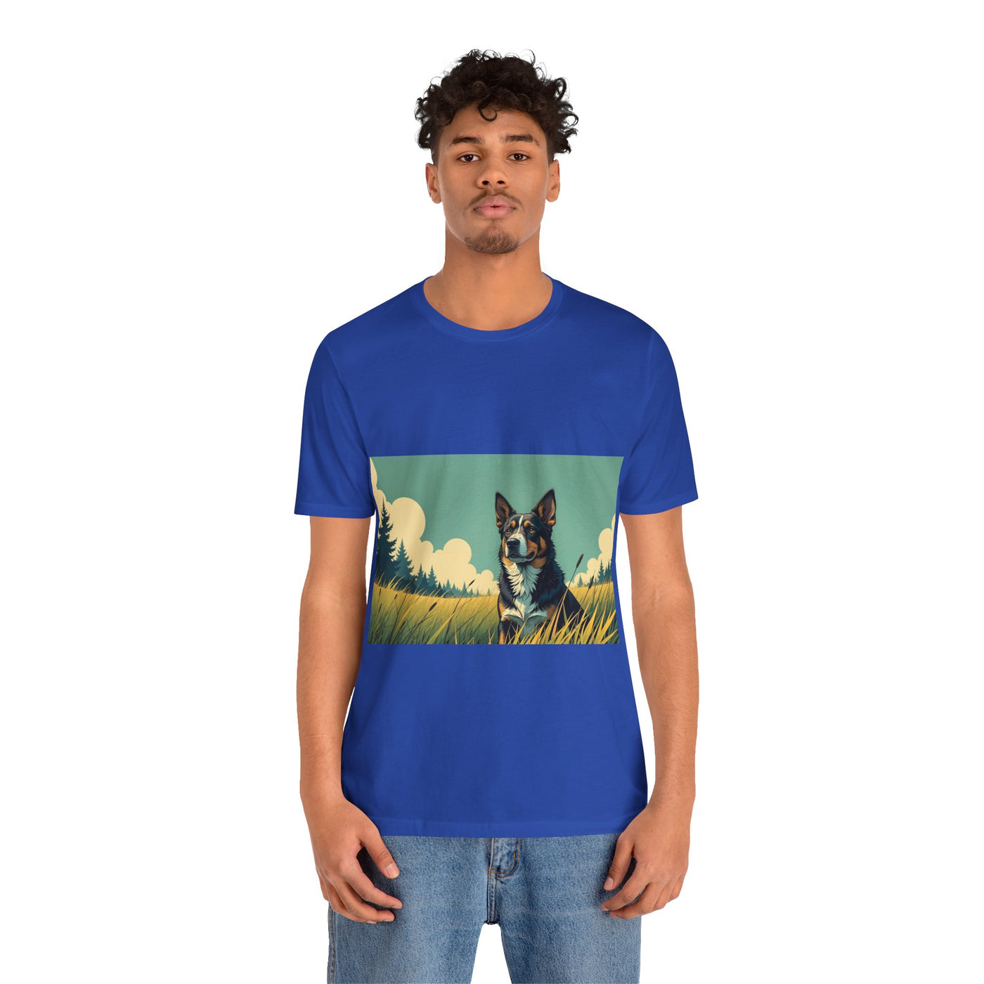 Adorable Dog comic style 3 Unisex Soft Tee| Cute Dog Lover's Shirt, Animal Graphic T-Shirt, Pet Themed Gift, Casual Wear