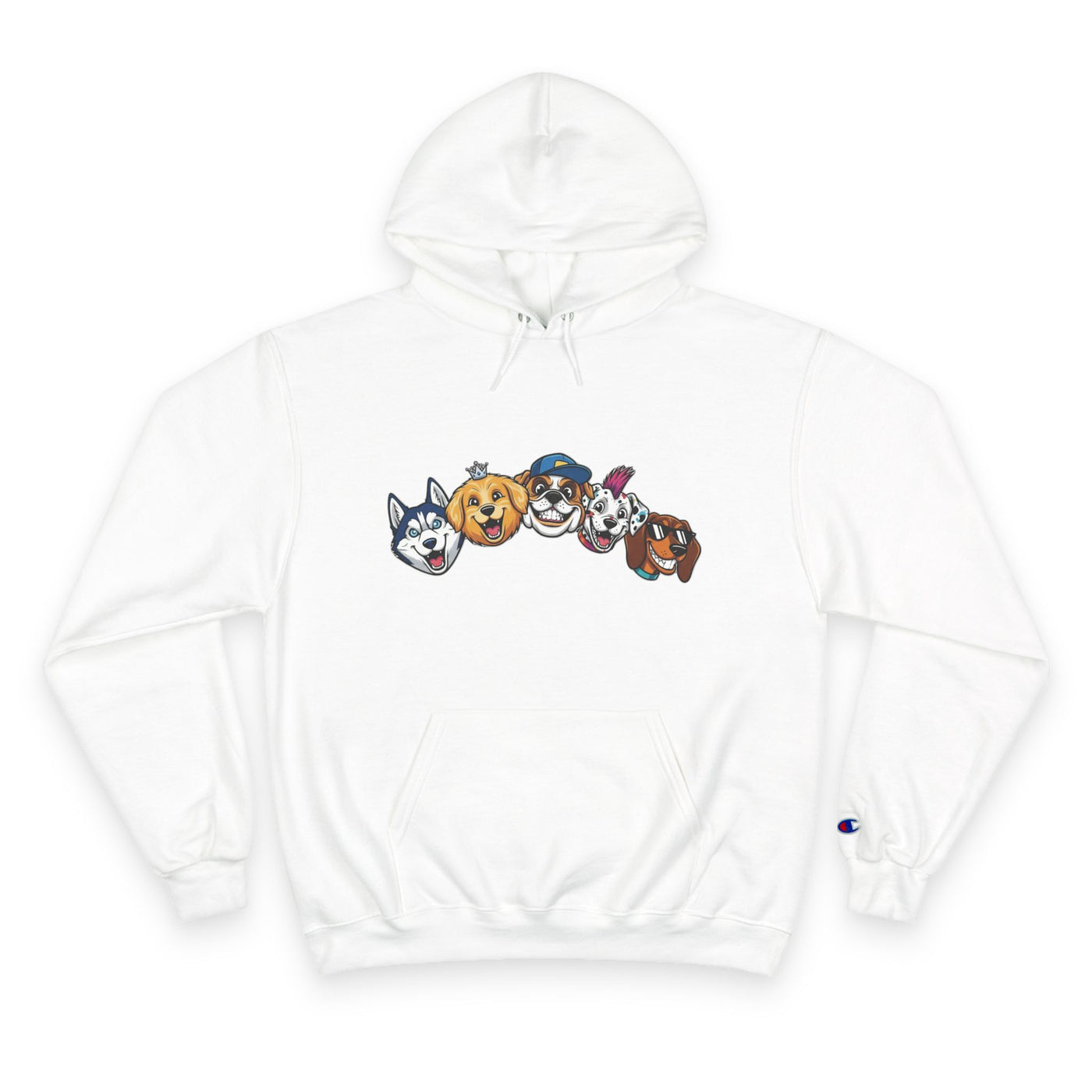 Playful Pooch Champion Unisex Hoodie | Cozy Dog Lover Pullover, Pet Themed Gift, Cute Animal Apparel, Perfect for Dog Days