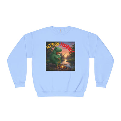 Crocodile Cat Fishing style 3 Unisex NuBlend® Crewneck Sweatshirt