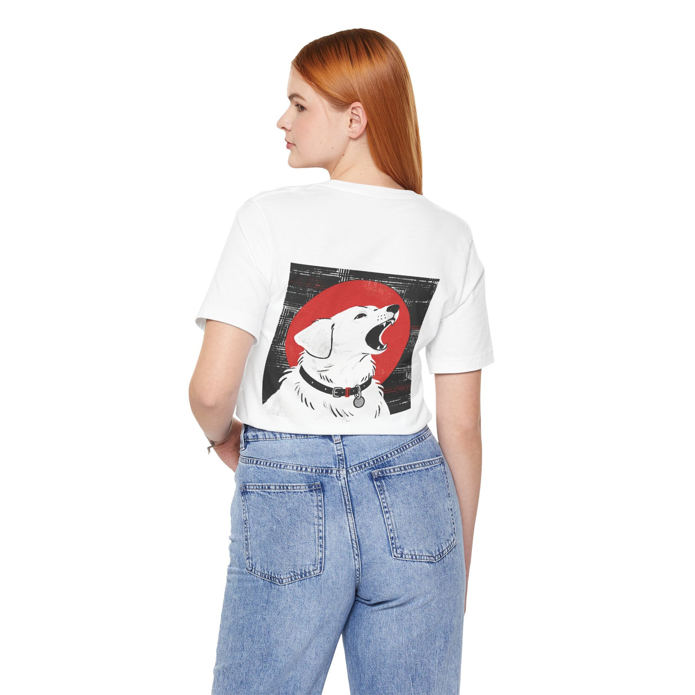 Dog Lover's Unisex Short Sleeve Tee Dog Head style | Pet Enthusiast Shirt, Gift for Dog Lovers, Animal Lovers Apparel, Casual Wear, Fun Dog Graphic T-Shirt