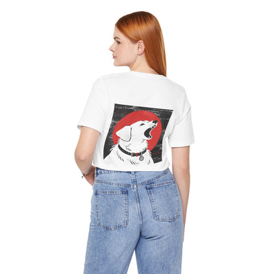 Dog Lover's Unisex Short Sleeve Tee Dog Head style | Pet Enthusiast Shirt, Gift for Dog Lovers, Animal Lovers Apparel, Casual Wear, Fun Dog Graphic T-Shirt