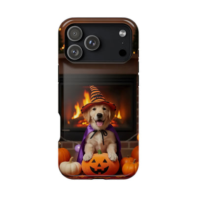 Halloween cute puppy photo style 1 Magnetic Impact-Resistant Phone Case, Cute Dog Design, Pet Owner Gift, Animal Lover Accessory, Birthday Gift for Dog Lovers