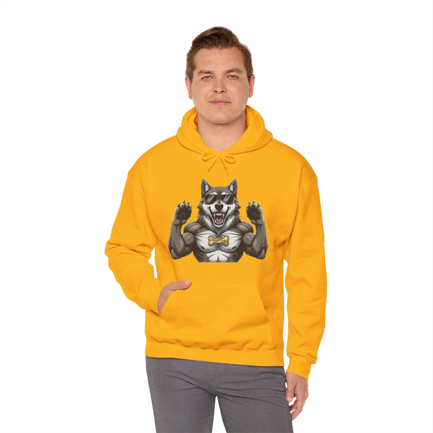 Good Dog style 2 Unisex Hoodie - Fun & Playful Design