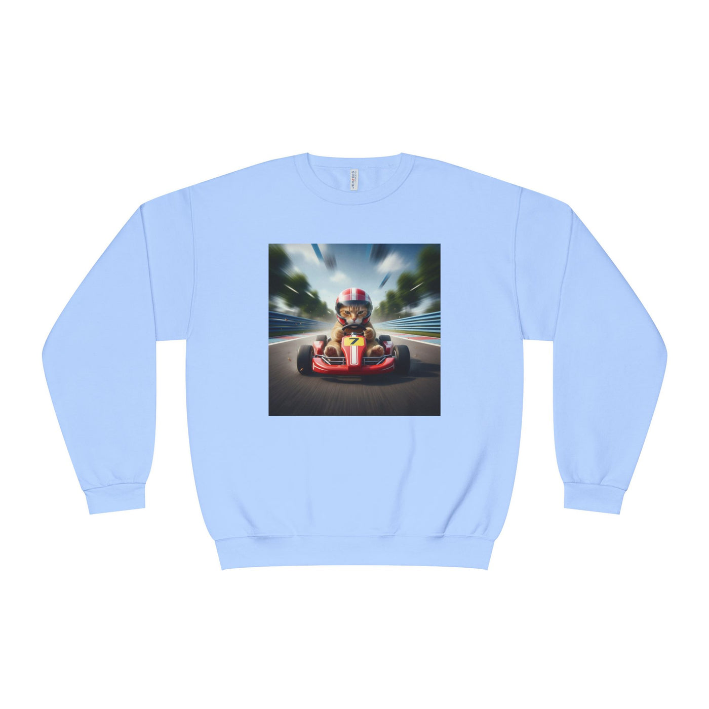 Go Kart Cat style 3 Unisex NuBlend® Crewneck Sweatshirt