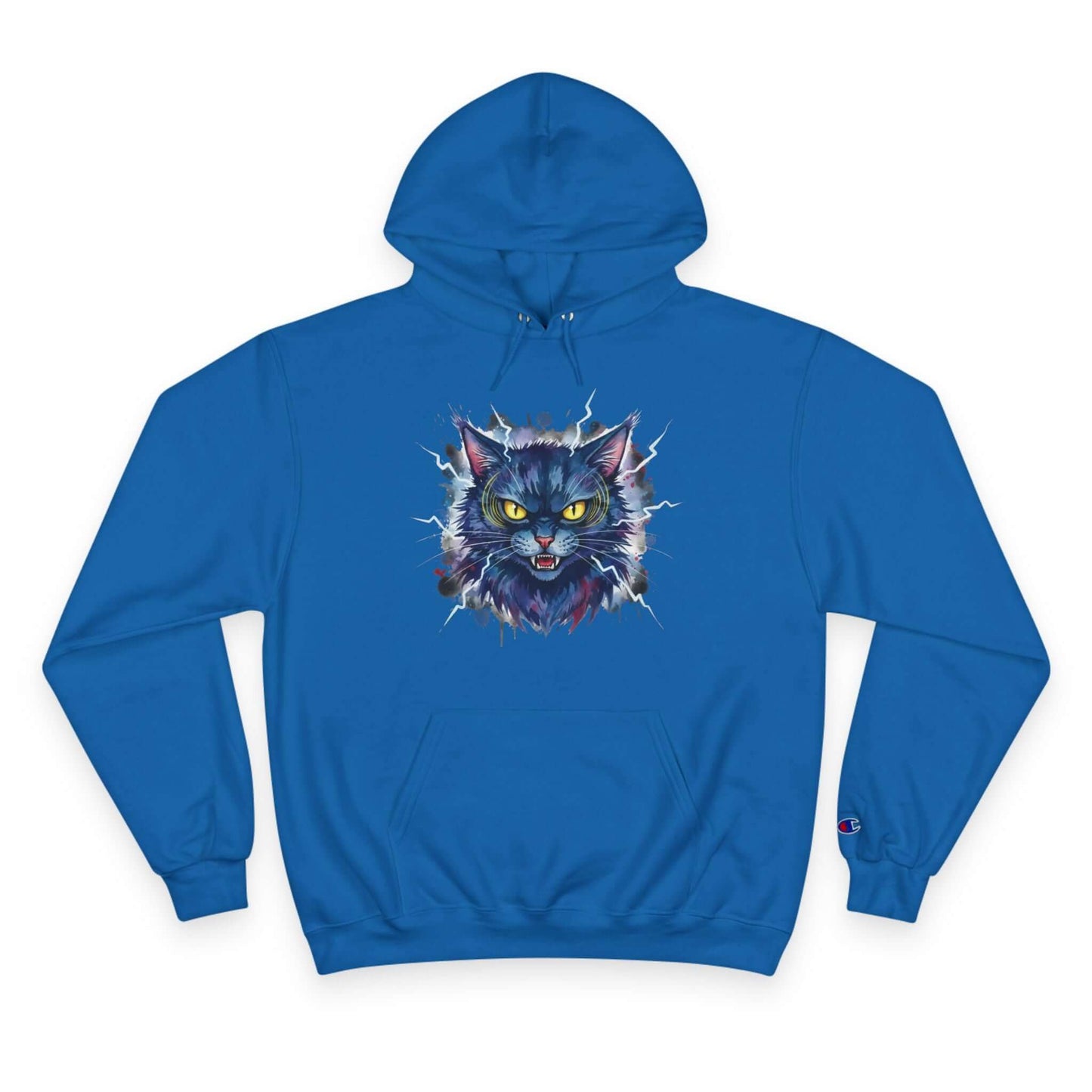Mad Cat Men and Women Champion Hoodie style 4