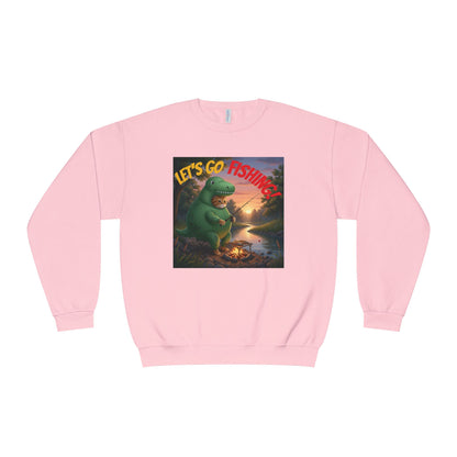 Crocodile Cat Fishing Unisex NuBlend Sweatshirt style 3