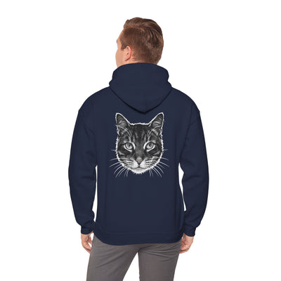 Cozy Cat Lover Hoodie style 1- Unisex Heavy Blend™ Sweatshirt, Purrfect Gift for Pet Owners, Casual Wear, Cat Themed Apparel, Cozy Clothing