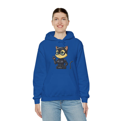 Cat cosplay Cat Woman Funny Design Unisex Hoodie style 2