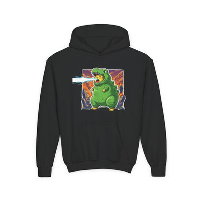Cat cosplay Godzilla style 3 Unisex Kids Hoodie - Fun & Cozy Heavy Blend Sweatshirt with Cute Design