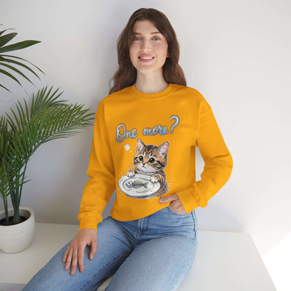 Watercolor Cat painting Unisex Crewneck Sweatshirt style 3