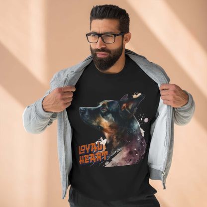 Loyal Heart Dog Lover Unisex Crewneck Sweatshirt style 1