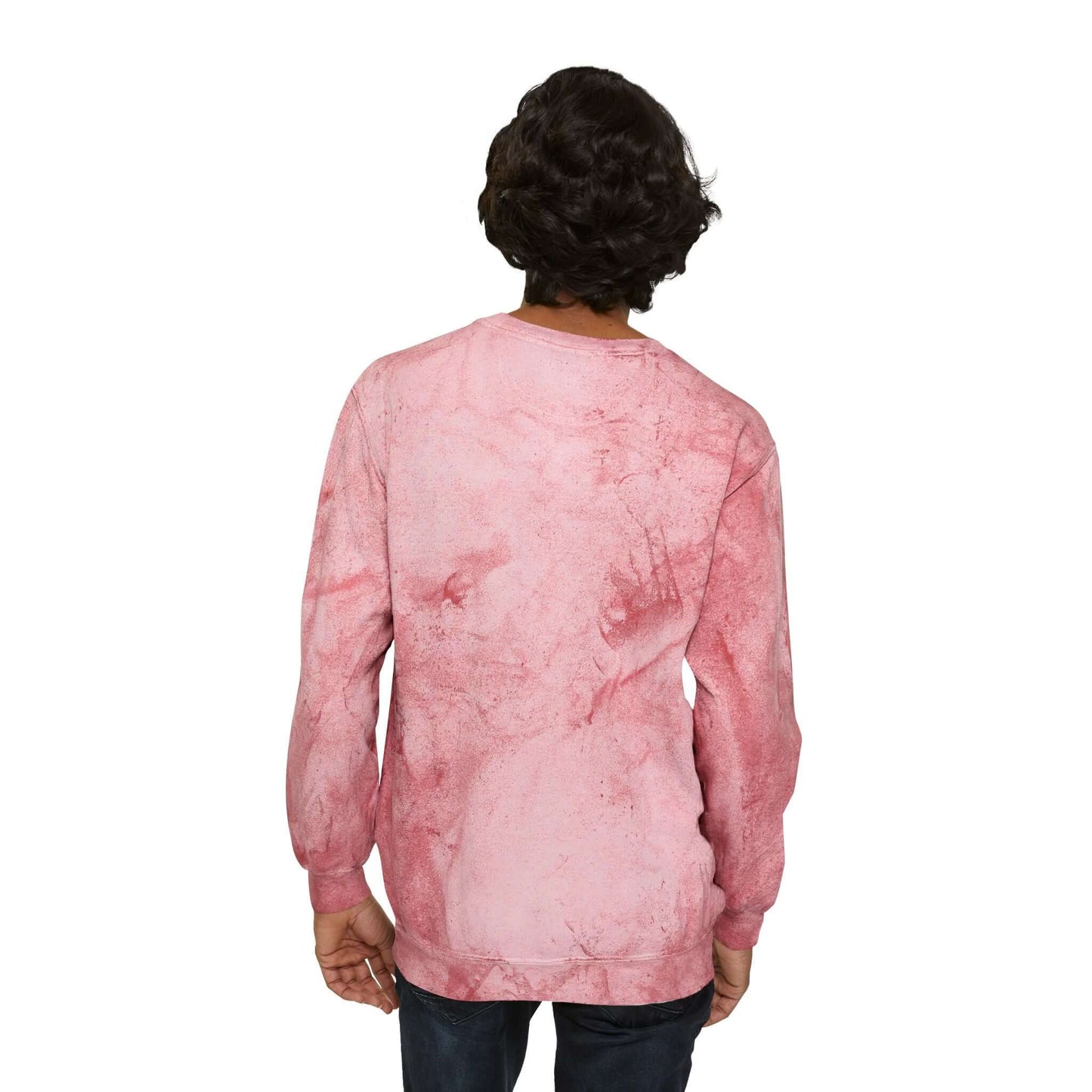 Let Me Go Cat Cozy Crewneck Sweatshirt Tie-Dye style 1