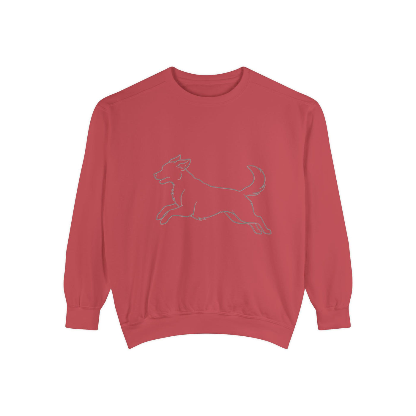 Running Dog Shadow style 1 Cozy Graphic Unisex Crewneck Sweatshirt