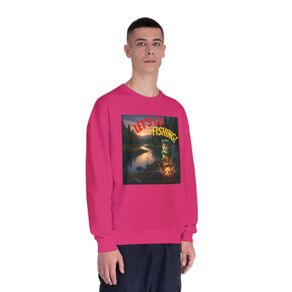 Crocodile Cat Fishing Unisex NuBlend Sweatshirt style 1