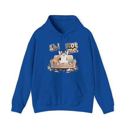 Ah Not Me - Cute Husky Unisex Pullover Hoodie for Dog Lover