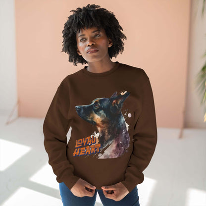 Loyal Heart Dog Lover Unisex Crewneck Sweatshirt style 1