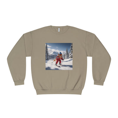 Skiing Dog Unisex NuBlend® Crewneck Sweatshirt