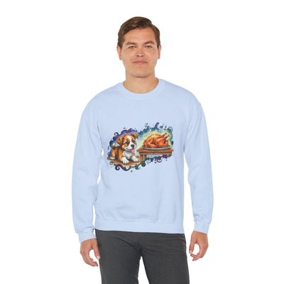 Watercolor painting style 6 Men & Women Cute Cat Pile Crewneck Sweatshirt