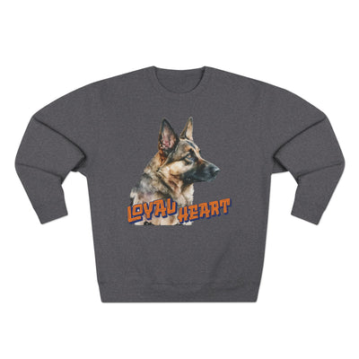 "Loyal Heart" Dog Lover style 2 Unisex Crewneck Sweatshirt