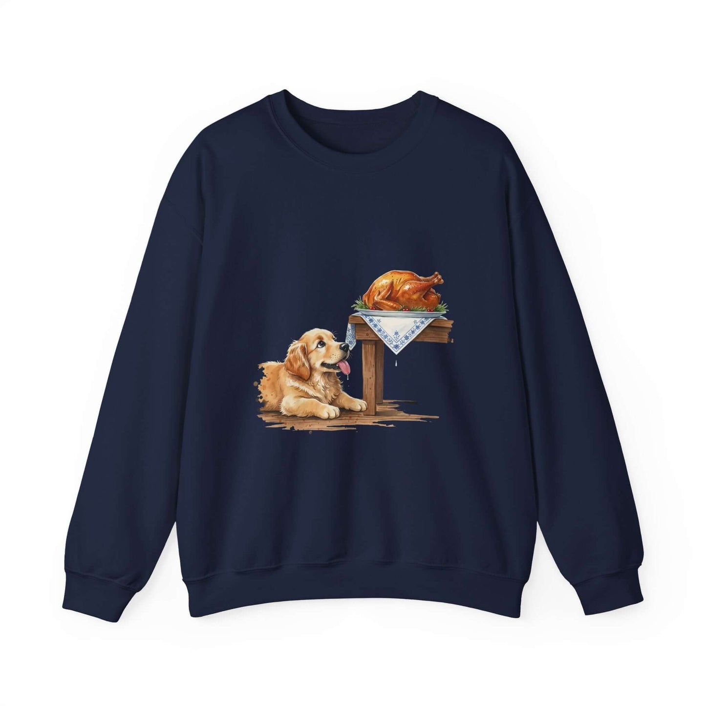 Watercolor Dog painting Unisex Crewneck Sweatshirt style 2