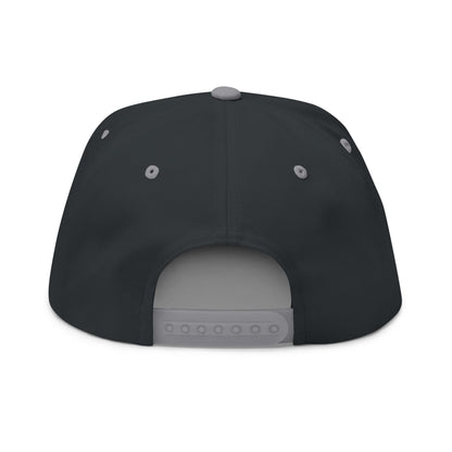 Stylish Embroidered Cat Mom Flat Bill Cap style 1