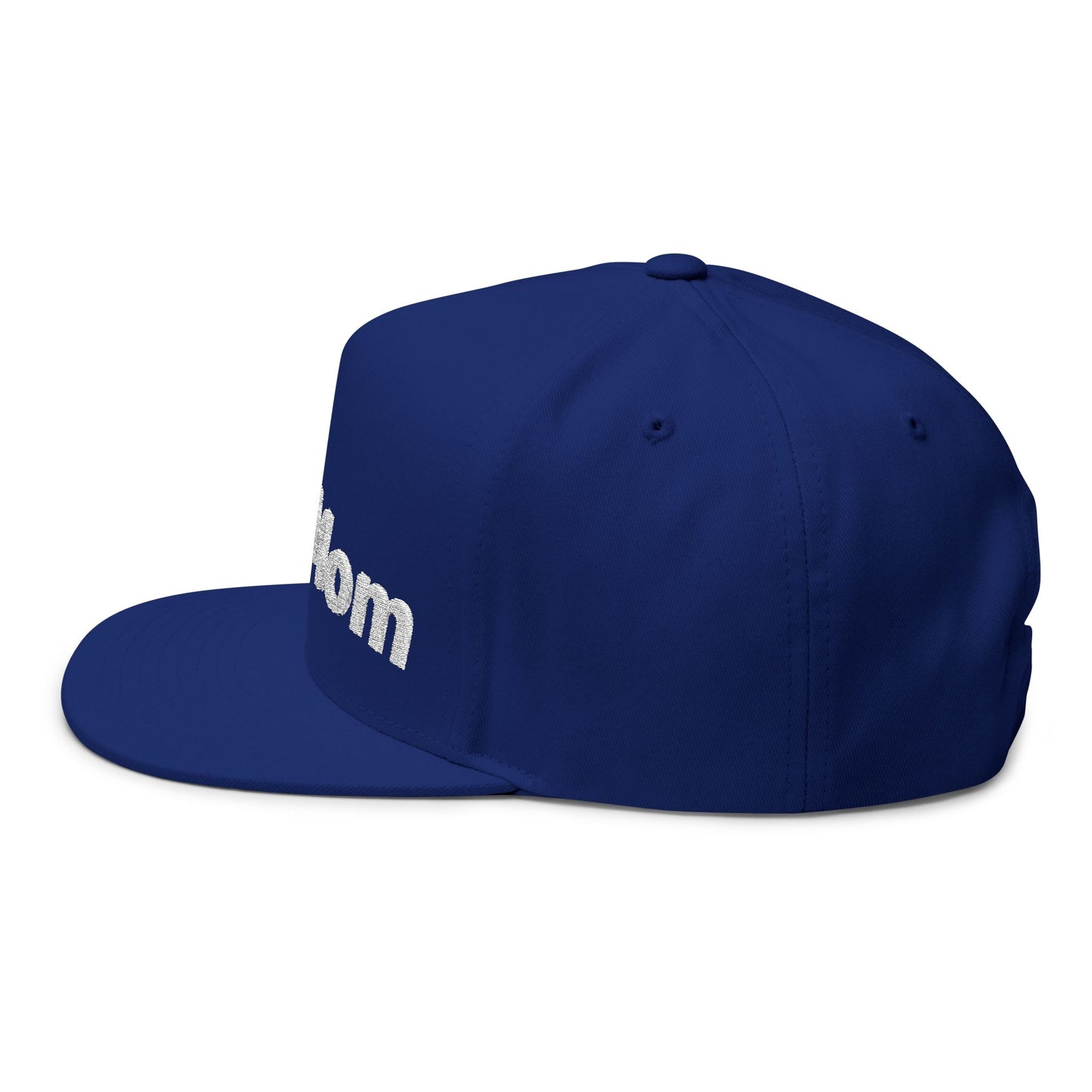 Stylish Embroidered Dog Mom Flat Bill Cap style 3