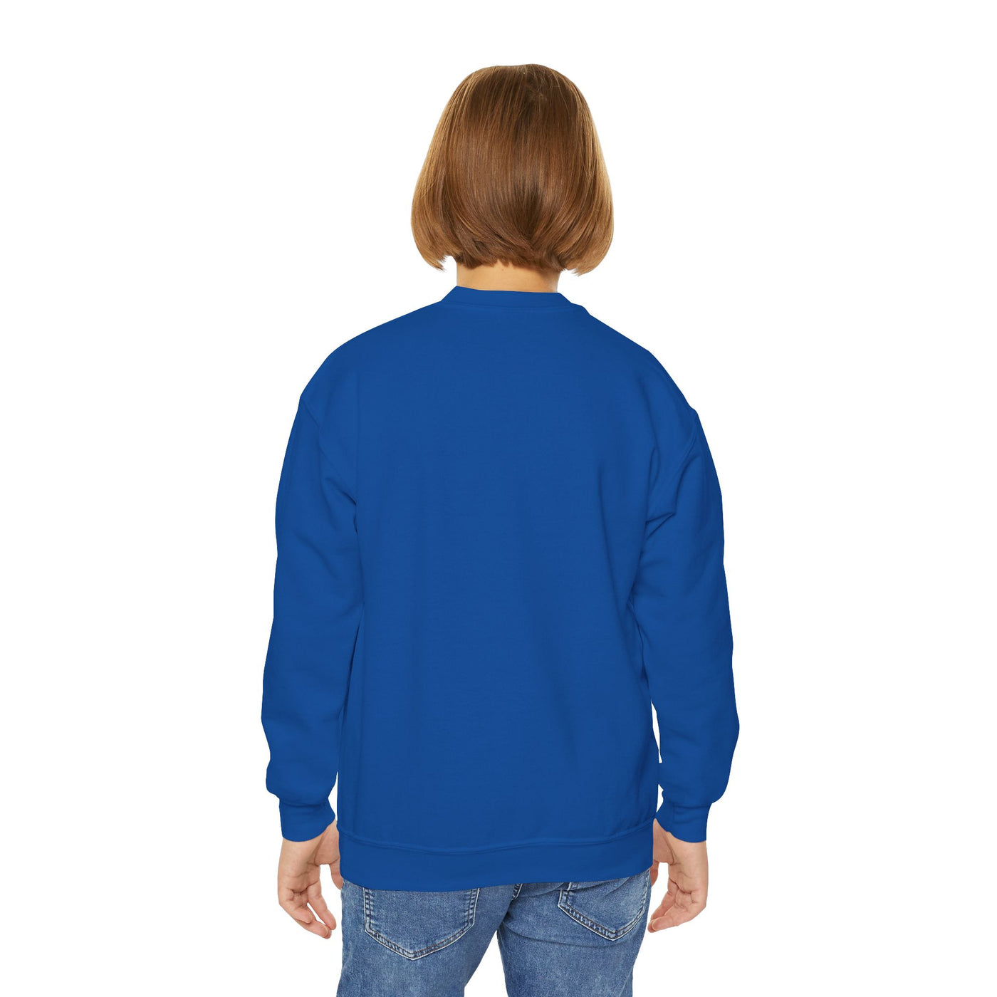 Cool Cat style 2 Youth Crewneck Sweatshirt - Cozy & Cute