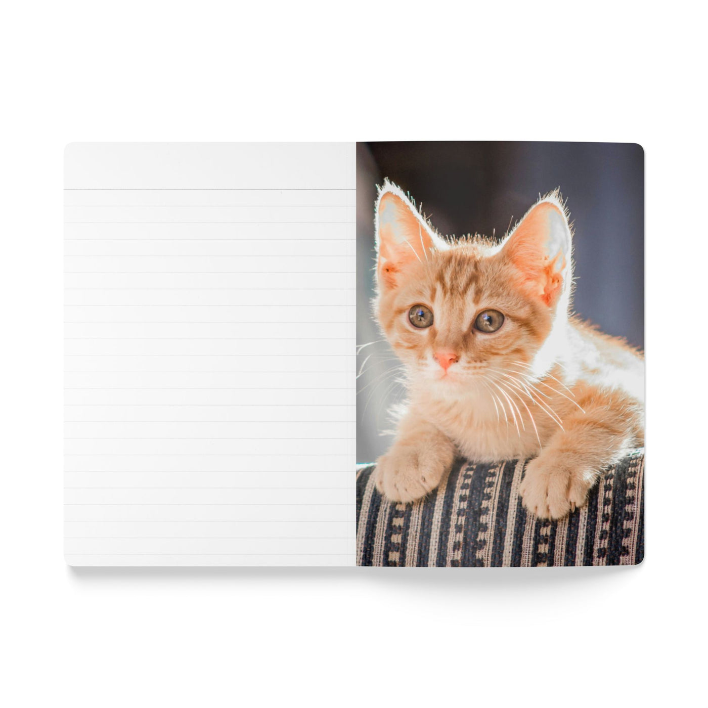 Cozy Cat Softcover Journal - Perfect for Nature Lovers, Gift for Pet Owners, Journal for Writing, Cute Cat Lover Notebook